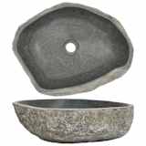 vidaXL Basin River Stone Oval 46-52 cm