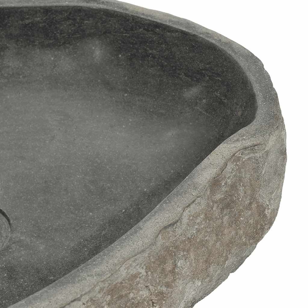 Wash Basin Vanity Sink Small Countertop Wash Basin Natural Stone Oval vidaXL - Picture 25 of 28