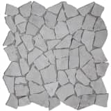 vidaXL Mosaic Tiles 11 pcs Marble Gold 1 m²