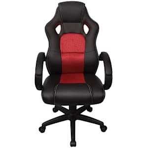 vidaXL Καρέκλα Γραφείου Executive Racing Μπλε από Συνθετικό Δέρμα
