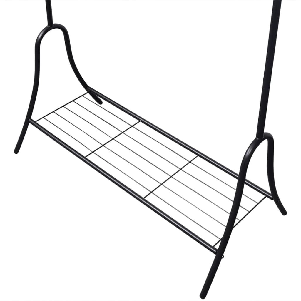 vidaXL Clothing Rack Black Steel