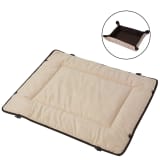 vidaXL Cama para cães 65 x 100 cm castanho