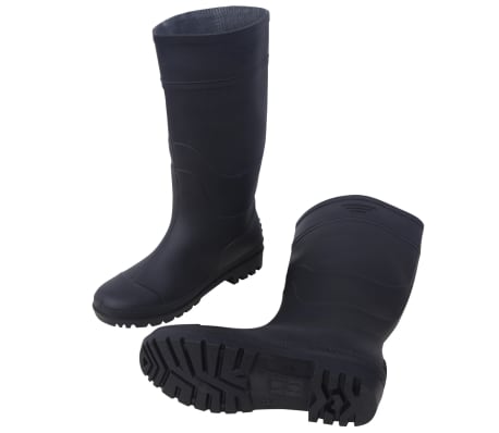 vidaXL Bottes de pluie Pointure 39 Noir