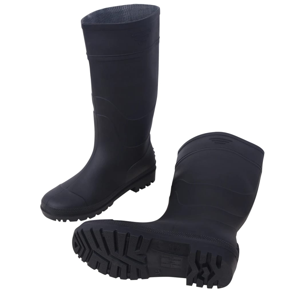 vidaXL Bottes de pluie Pointure 43 Noir