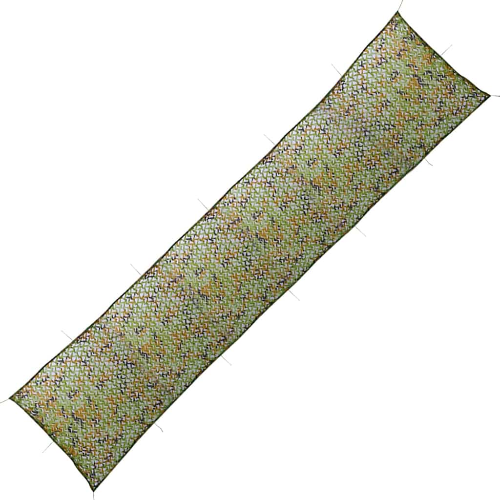 vidaXL Maskovací síť s úložným pytlem 1,5x7 m