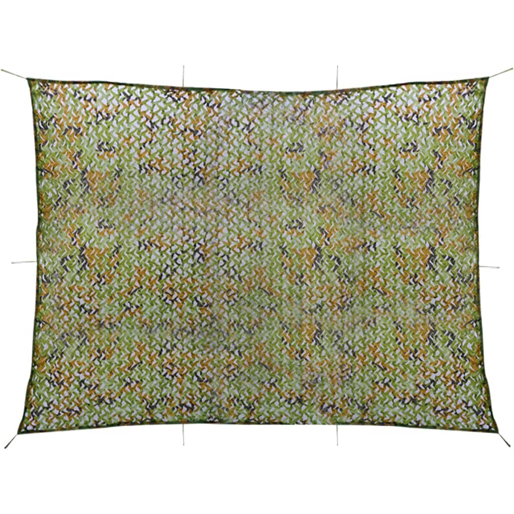 vidaXL Plasă de camuflaj cu geantă de depozitare 3×4 m vidaXL