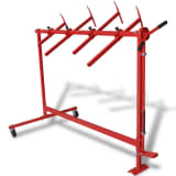 vidaXL Automotive Painting Rack Red