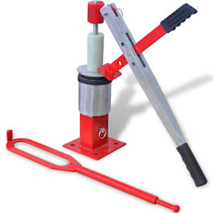 Mini orodje za menjavo pnevmatik rdeče barve