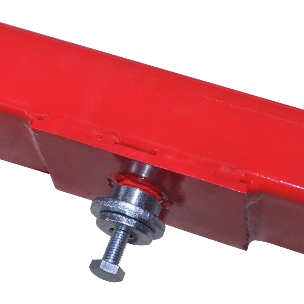 vidaXL Dwarsbalk adapter 2 ton rood afbeelding