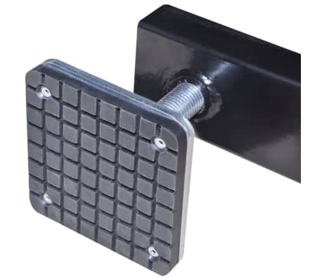 vidaXL Adaptador de Viga Cruzada Modelo Transversal Capacidad 2 Toneladas Rojo