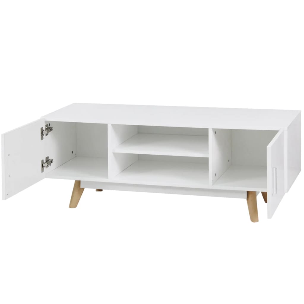 

vidaXL Tv-meubel 120x40x46 cm MDF hoogglans wit