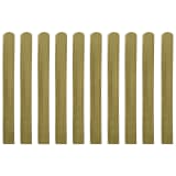 vidaxL Impregnované plotové dosky, 10 ks, 100 cm, drevo
