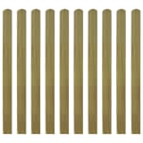 vidaXL impregnované laty do plota 10 ks 120 cm drevené