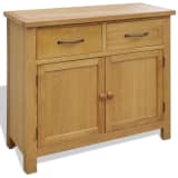 vidaXL Kredenca Hrast 90x33,5x83 cm