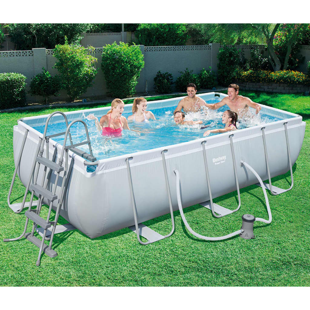 

Bestway Zwembadset Power Steel met stalen frame 404x201x100 cm 56441
