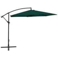 vidaXL Zwevende parasol 3 m groen