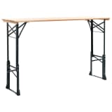 vidaXL Klappbarer Biertisch 179x50x75/105 cm Kiefernholz