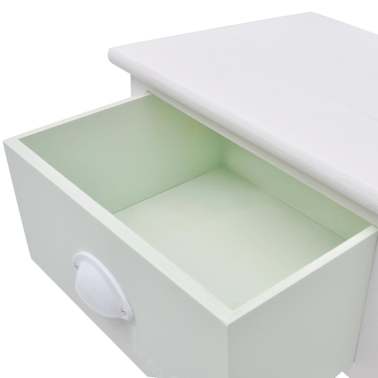 vidaXL Mesa de cabeceira estilo shabby chic, madeira[5/7]