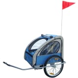 vidaXL Kids' Bicycle Trailer Blue 36 kg
