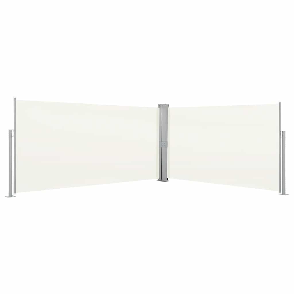 vidaXL Zaťahovacia bočná roleta, 160x600 cm, krémová