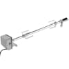 vidaXLi professionaalse mootoriga grillvarras, teras 1200 mm