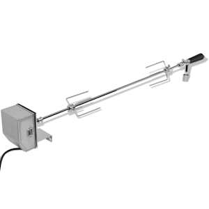 vidaXLi professionaalse mootoriga grillvarras, teras 1200 mm