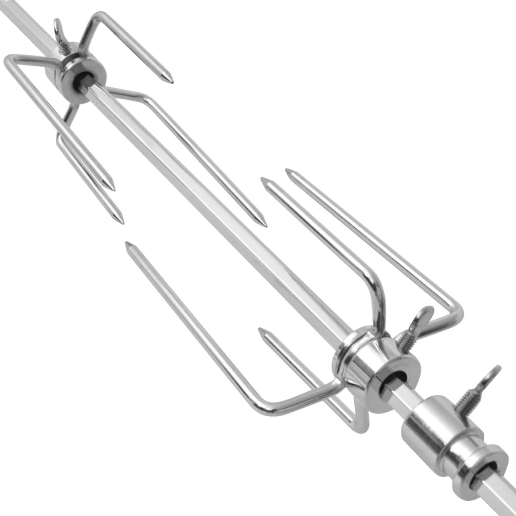 Spiedo Motorizzato Da Rosticceria In Acciaio 1000 Mm VidaXL 17 width=274