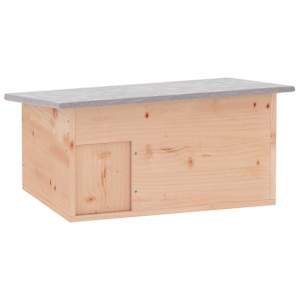 Domek pro ježka 45 x 33 x 22 cm dřevěný - obrázek 2