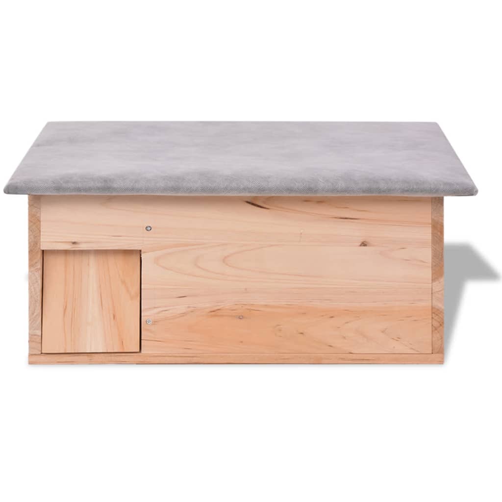 vidaXL Casă pentru arici, 45 x 33 x 22 cm, lemn