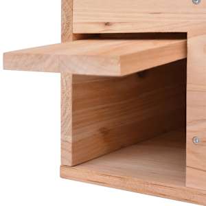 Domek pro ježka 45 x 33 x 22 cm dřevěný - obrázek 8
