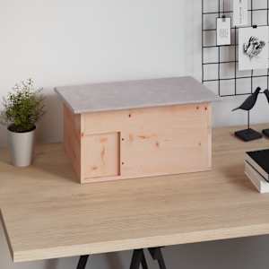 Domek pro ježka 45 x 33 x 22 cm dřevěný