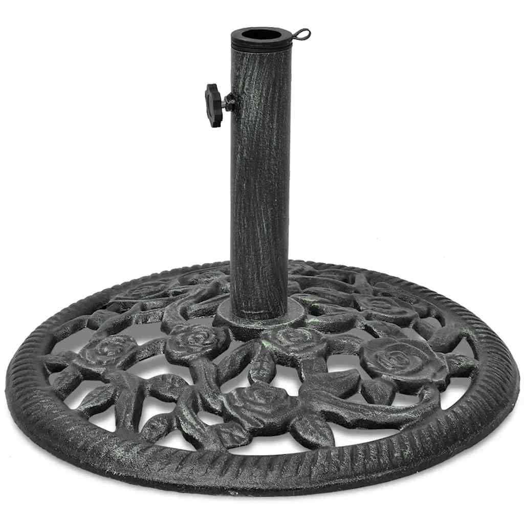 vidaXL Stojan na slunečník litinový 12 kg 48 cm