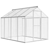 vidaXL Volière d'extérieur Aluminium 178 x 242 x 192 cm