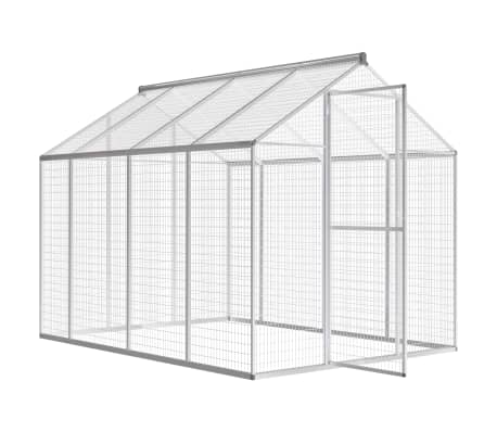 VidaXL 142520 Cl/ôture en acier Gris 10 x 1 m avec 77 x 64 mm