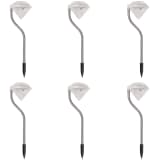 vidaXL Solar LED Gartenleuchten 6 Stk 9x7,8x29,5 cm