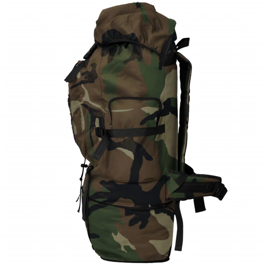 Rugzak legerstijl XXL 100 L camouflage