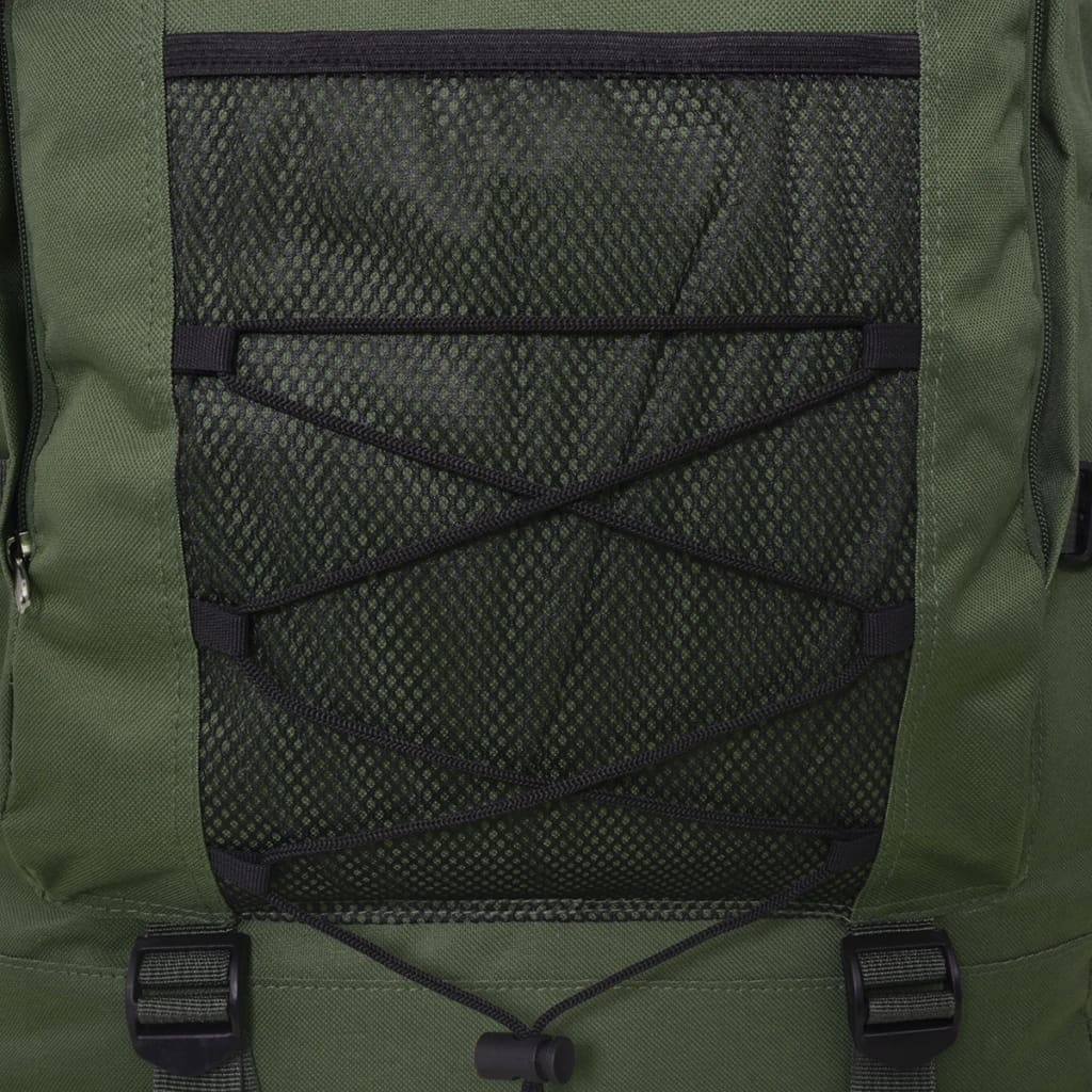 Katona stílusú hátizsák 100 L XXL zöld 