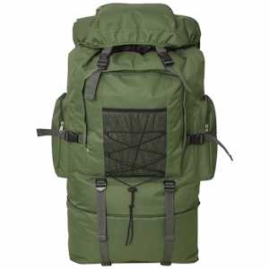 Batoh v army stylu XXL 100 l zelený - obrázek 2