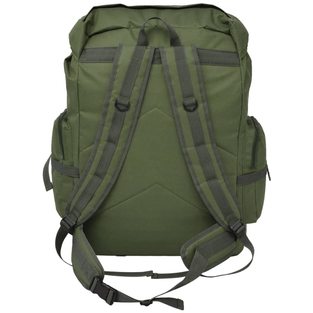 Katona stílusú 65 L hátizsák zöld 