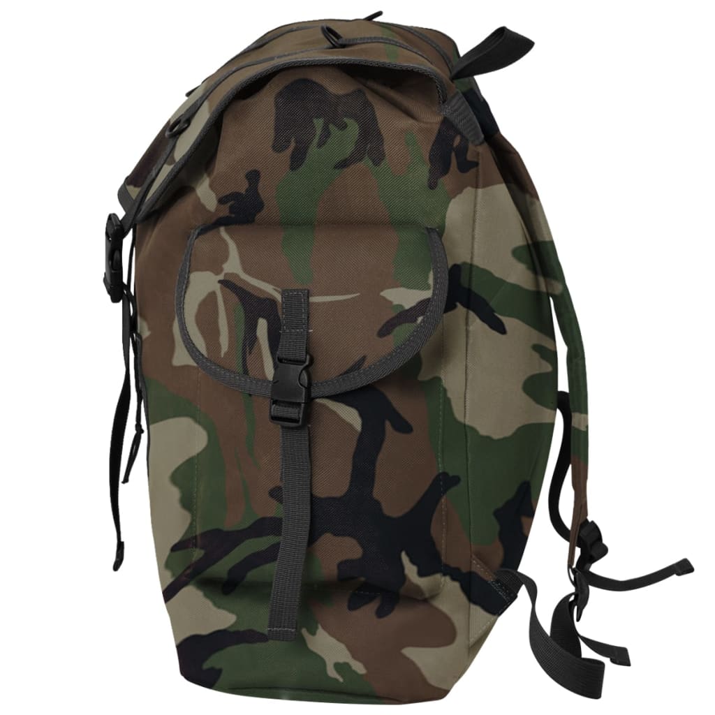 Katona stílusú hátizsák 40 L kamuflázs mintás 