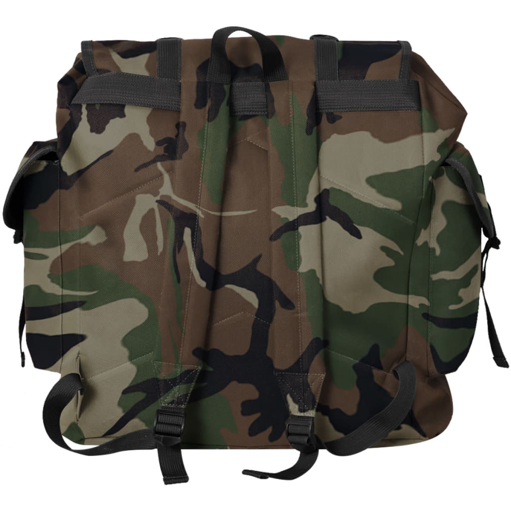 Katona stílusú hátizsák 40 L kamuflázs mintás 