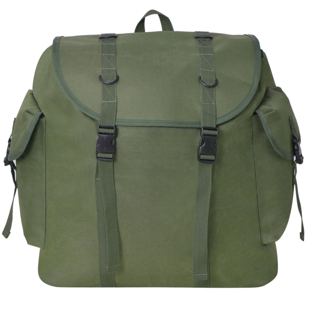 vidaXL Sac à dos en style militaire 40 L vert