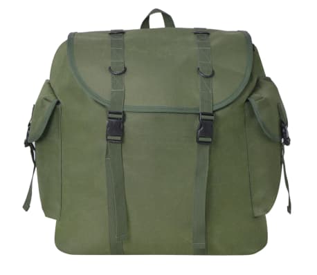 vidaXL Rugzak legerstijl 40 L groen