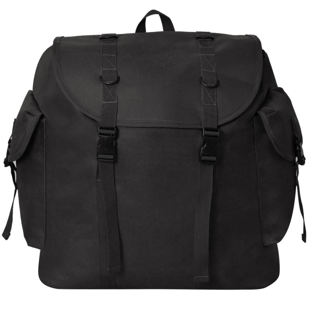 vidaXL Rugzak legerstijl 40 L zwart