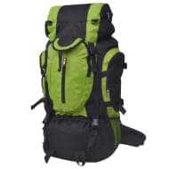 vidaXL Rugzak hiking XXL 75 L zwart en