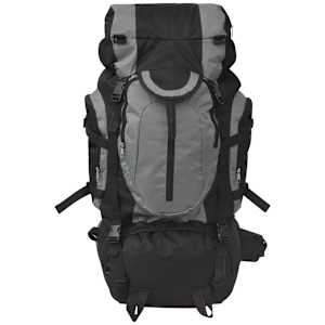 Outdoorový batoh XXL 75 l černý a šedý - obrázek 2