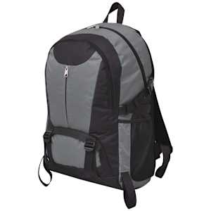 vidaXL matkakott 40 l, must ja hall