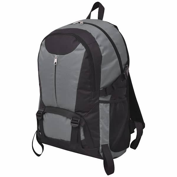vidaXL matkakott 40 l, must ja hall