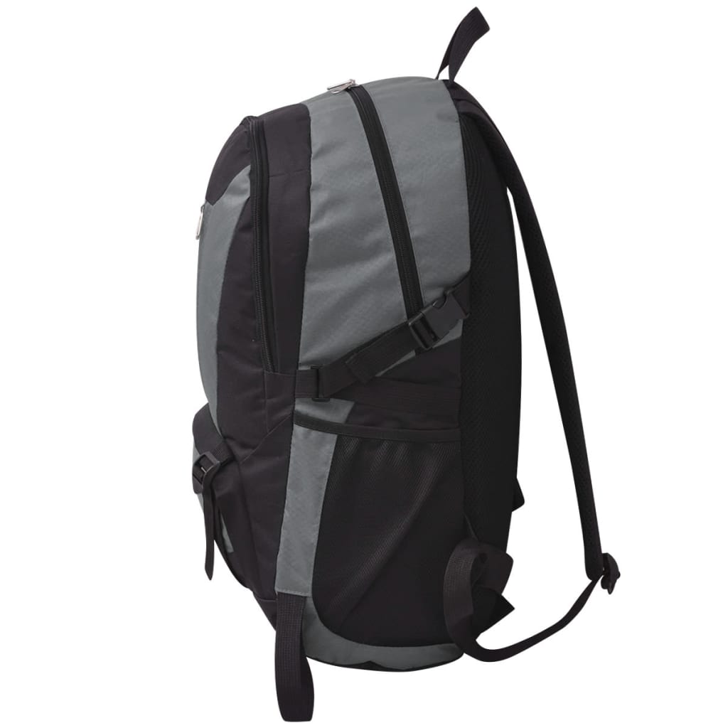Thumbnail - vidaXL Wanderrucksack 40 L Schwarz und Grau
