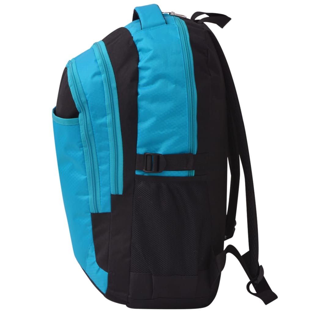 Thumbnail - vidaXL Schulrucksack 40 L Schwarz und Blau